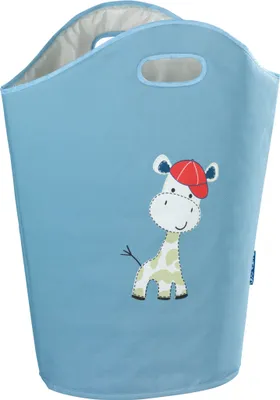 Produktbild von WENKO Wäsche Sammler Kids Gerry Blau 24 L Korb Sack Tasche Aufbewahrung