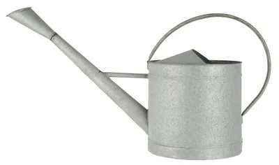 Produktbild von IB Laursen Gießkanne Zink 10 Liter mit Griff Grau Metall Gartengießkanne