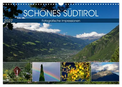 Produktbild von Schönes Südtirol (Wandkalender 2027 DIN A3 quer), CALVENDO Monatskalender