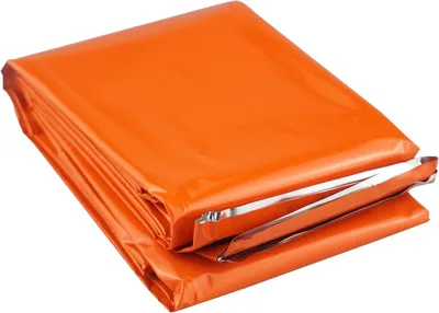 Productafbeelding van Nooddeken - Reddingsdeken thermisch - Outdoor survival - Reflecterend materiaal - 210 x 130 cm - Oranje
