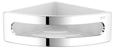 Produktbild von Keuco Elegance Eckschwammkorb 2-teilig 180 mm verchromt/weiß - 11657010000