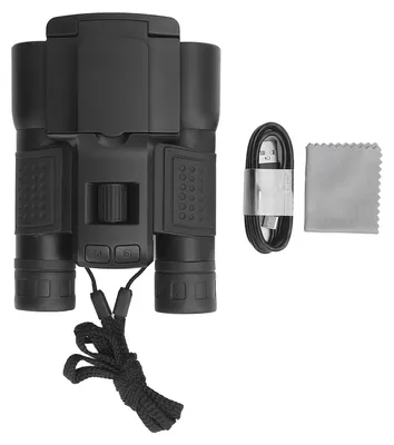 Produktbild von 12x32 Digitales Fernglas mit Kamera 2,5K UHD 48MP 8X Zoom Video 2,4 Zoll Farbbildschirm für Vogelbeobachtung 128GB
