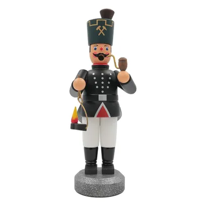 Obrázok produktu pre Leglerová figúrka na kadidlo – baník s banským svetlom, 22 cm – originál z Krušných hôr