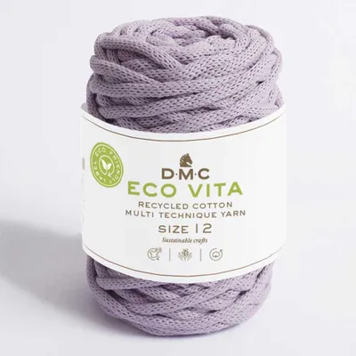 Image de Fil DMC Eco Vita-12 (4 mm) composé à 80 % de coton et à 20 % de polyester. (Couleur 62)
