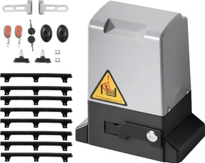Obrázek produktu pro Pohon posuvné brány 550 W - Pohon brány do 1500 kg - Pohon dvorní brány a otvírač brány do 25 m