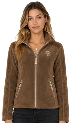 Imagen del producto de Geographical Norway. Chaqueta de forro polar "Damen TICARINA" en color taupe, talla M. Código de producto: WZ8082F/GN-TAUPE