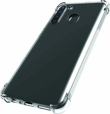Produktbild von Handyhülle passend für Samsung Galaxy A21  transparent - Stoßfeste TPU Silikonhülle mit Bumper Shockproof - Smartphonica