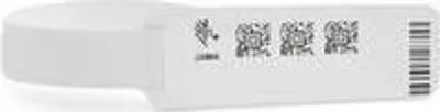 Produktbild von Zebra Z-Band UltraSoft, Krankenhaus-Armband, Weiß, Einfarbig, Klebstoff, 15,2 cm (6")