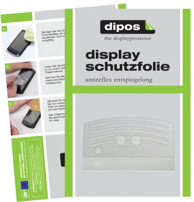 Produktbild von 2x Schutzfolie für Melitta Caffeo Lattea E955 Tropfblech matt Displayschutzfolie
