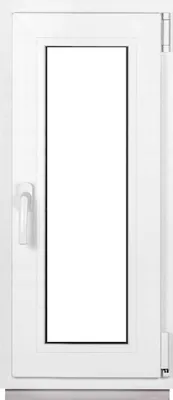 Imagen del producto de Ventanas de plástico Framex para sótanos blanca Ancho x alto 40 x 100 cm (400 x 1000 mm) doble (32 mm) oscilobatiente DIN derecha - Premium - todos los tamaños