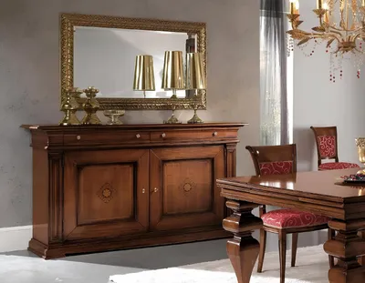Produktbild von Kommode Wohnzimmer Kommode Schubladen Holz Sideboard Schrank Schränke Massiv Neu