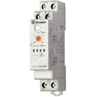 Obrázok produktu pre Finder Stromstoßschalter 13.61.8.230.0000 230 V/AC 1 Schließer 16 A 230 V/AC (13.61.8.230.0000)