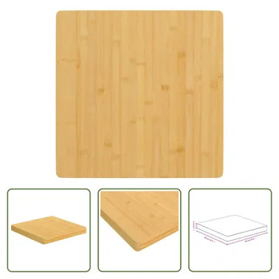 Produktbild von The Living Store Tischplatte 60x60x4 cm Bambus