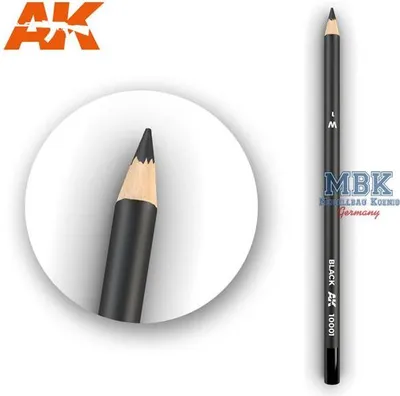 Produktbild von AK Interactive AK10001 - Watercolor Pencil Black