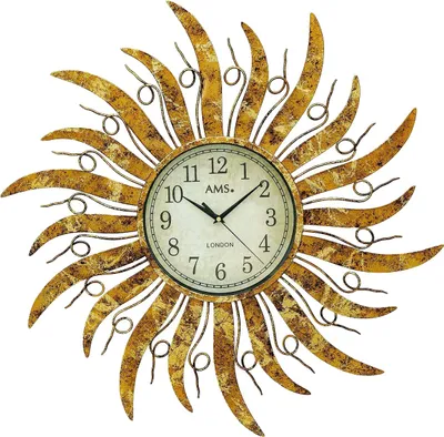 Immagine prodotto di Orologio da parete XXL da 70 cm con custodia resistente alle intemperie - AMS Modello: 9639