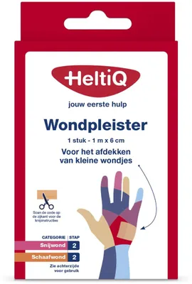Produktbild von HeltiQ Wundpflaster 1 m x 6 cm (1 Stück)
