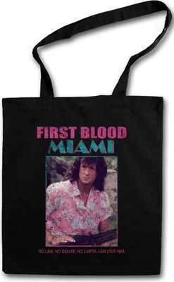 Produktbild von Urban Backwoods First Blood Miami, Stofftasche, Farbe: Schwarz