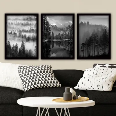 Obrázek produktu pro Wallity, 3SC07- LUL1267, Barevné, Výtisky na plátně, 35 x 45 cm, 100% MDF (tloušťka: 2 cm)