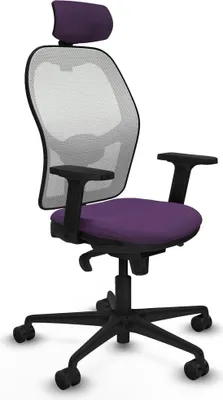 Produktbild von Bürostuhl mit Kopfstütze Piqueras y Crespo 2D036N2 Lila
