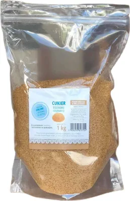 Zdjęcie produktu dla Cukier trzcinowy nierafinowany 1kg - Schronisko Bukowina