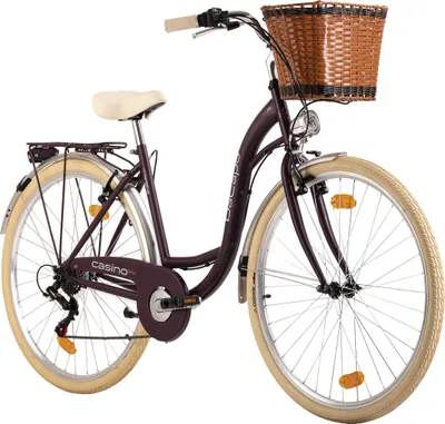 Image de DaCapo Vélo femme 28'' Casino 6 vitesses RH 48 cm avec panier DaCapo 168C, 169C, 170C