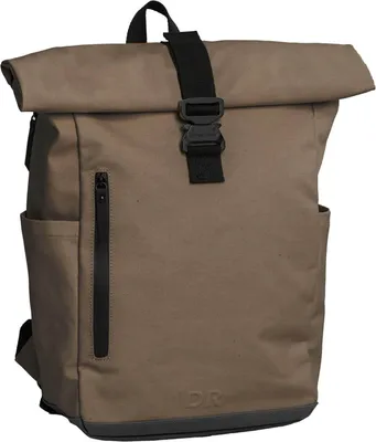 Produktbild von Daniel Ray Rolltop-Rucksack Wangaratta mit gepolstertem Rücken - Rucksack mit großem Organizer-Fach in Taupe