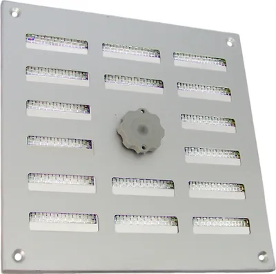 Produktbild von Lüftungsgitter LG 2020 SAA Schiebegitter Alu F1 195 x 195mm Zuluft Abluftgitter
