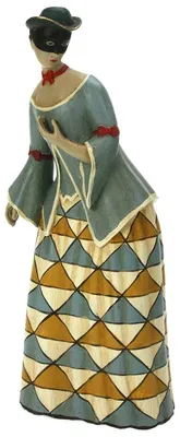 Image de "Harlequin" en mouvement, sculpture, 13x9x28 cm