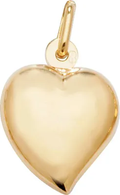 Produktbild von Klassischer 9 Karat (375) Gold Herz Damen - Anhänger - 24mm*19mm; TRS23588