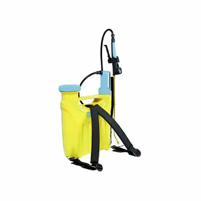 Produktbild von GLORIA Hobby 1200, Rucksack-Gartenspritzer, 12 l, 12 l, Blau, Gelb, Kunststoff, Messing