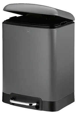Zdjęcie produktu dla KELA pojemnik kosmetyczny Davino silent close 6l 22,5x20,5cm H:32,5cm stal nierdzewna szary