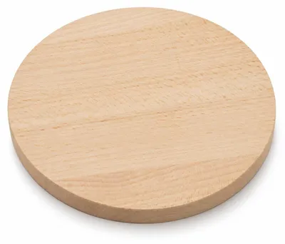 Schneidebrett rund, Massivholz, 20 cm Ø