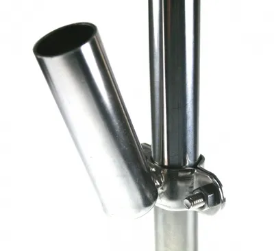 Produktbild von ARBO-INOX® Flaggenstockhalter Edelstahl Schellenmontage mit Schrauben und Muttern