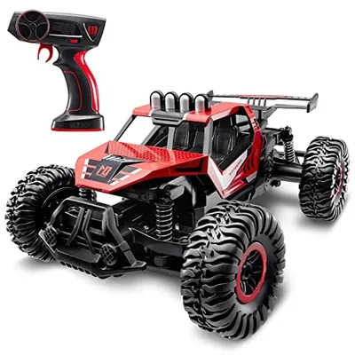 Productafbeelding van Afstandsbediening Auto Speelgoed voor Kinderen - Drift Race 1:16 Offroad Vrachtwagen met 50 Minuten Speeltijd