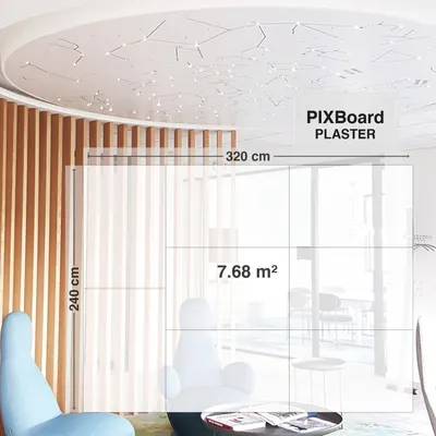 Produktbild von Bausatz Pixlum PLASTER LED Sternenhimmel (240 cm x 320 cm) mit 240  PixLEDs - Warmweiß