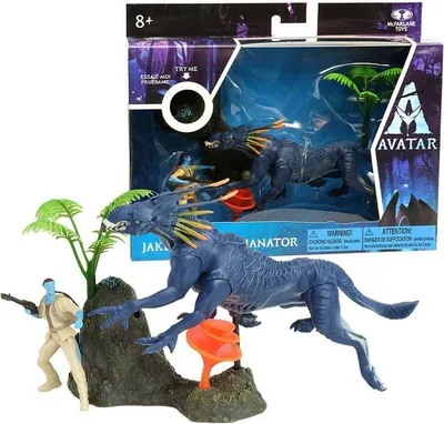 Obrázek produktu pro Akční figurky Avatar Jake Sully a Thanator s LED osvícením.