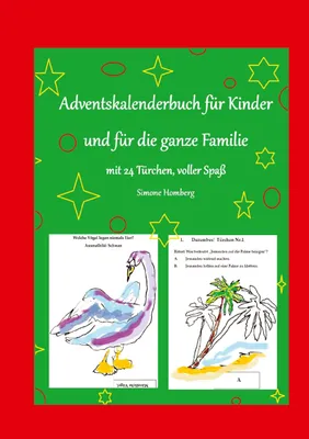 Produktbild von Adventskalenderbuch für Kinder und für die ganze Familie, Weihnachten, Weihnachtsgeschenk, Geschenkbuch