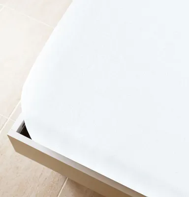 Immagine prodotto di Lenzuolo con Angoli Jersey Bianco 180x200 cm Cotone