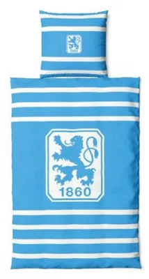 Produktbild von TSV 1860 München Bettwäsche Classic hellblau