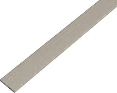 Produktbild von Alberts Flachstange | selbstklebend | Aluminium, edelstahldesign, dunkel | 1000 x 25 x 2 mm | 3er Set