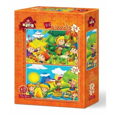 Image de ART PUZZLE Puzzle Automne et printemps 24+35 pièces