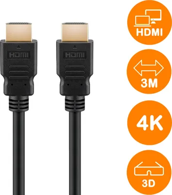 Produktbild von ORSEM 15m HDMI Kabel 2.0 Ethernet 4K UHD FULL HD 3D HDR QHD TV Beamer 1.4 PC PS4 PS5 XBOX