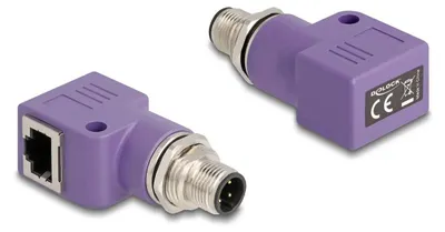 Immagine prodotto di Adattatore di rete Delock - connettore M12 a 4 poli (maschio)