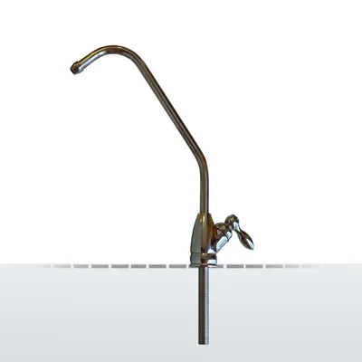 Produktbild von Wasserhahn mit Keramikventil (massiver Sockel)