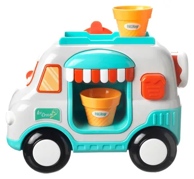 Immagine prodotto di Nuby, giocattolo da bagno a forma di gelatiera per creare bolle di sapone, adatto a bambini dai 3 anni in su