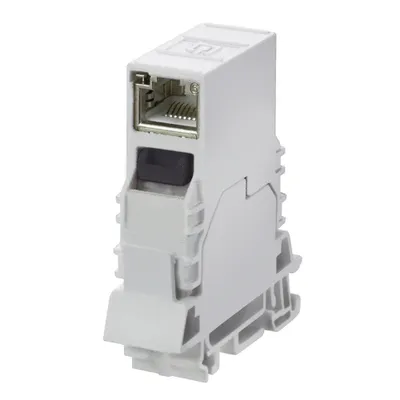 Zdjęcie produktu dla Weidmüller IE-TO-RJ45-C, Szary, IP20, RoHS, 1 szt., Pudełko