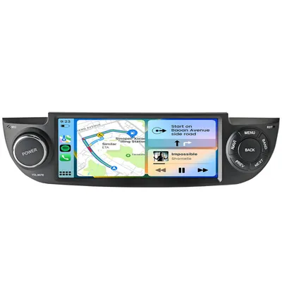 Immagine prodotto di Autoradio Android 15 per Fiat 500 2007–2015, 6,86 pollici, 2 GB + 64 GB, processore a 4 core, Wi-Fi, GPS, CarPlay