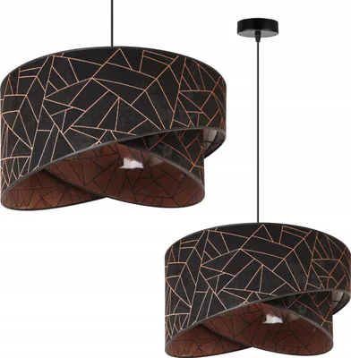 Immagine prodotto di Lampada a sospensione, lampadario, paralume, motivo in rame