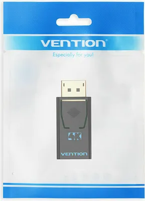 Image de Vention Adaptateur DisplayPort mâle vers HDMI femelle Noir