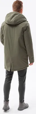 Produktbild von Ombre Clothing Parka für Männer Teuilae olive S